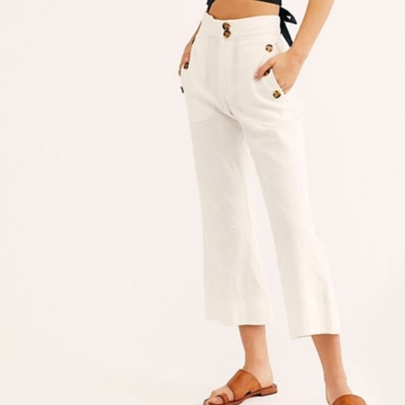 Free People Pants - NWOT FP Jens Pirate Booty Gwen Linen Pants